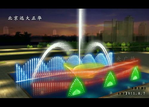 達卡中央廣場音樂噴泉設(shè)計方案